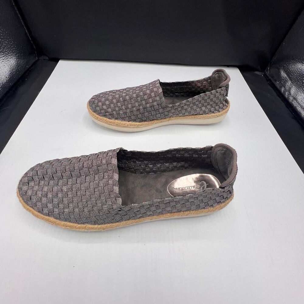 Cc-collection-corneliani Women's Grey and Black Espadrilles